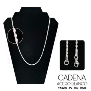 CADENA ACERO BLANCO