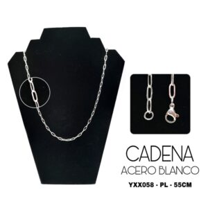 CADENA ACERO BLANCO