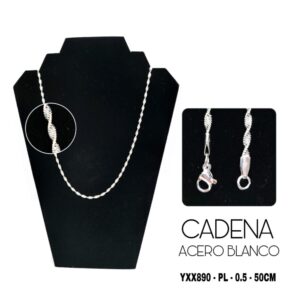 CADENA ACERO BLANCO