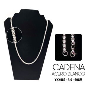 CADENA ACERO BLANCO