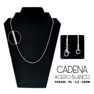 CADENA ACERO BLANCO