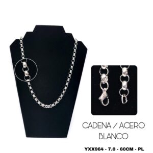 CADENA ACERO BLANCO